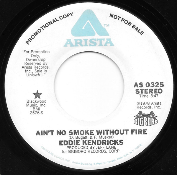 last ned album Eddie Kendricks - Aint No Smoke Without Fire