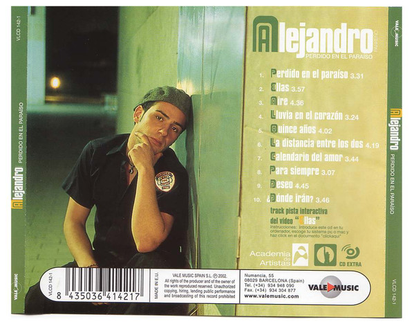 ladda ner album Alejandro - Perdido En El Paraíso