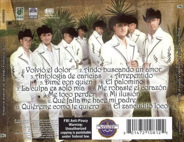 baixar álbum Download Brazeros Musical de Durango - Volvió El Dolor album