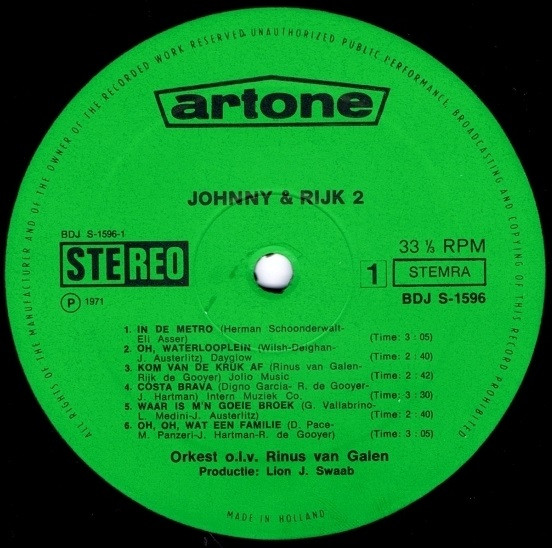lataa albumi Johnny & Rijk - Johnny Rijk 2