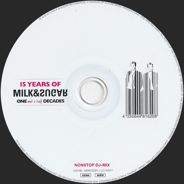 télécharger l'album Milk & Sugar - 15 Years Of Milk Sugar One And A Half Decades
