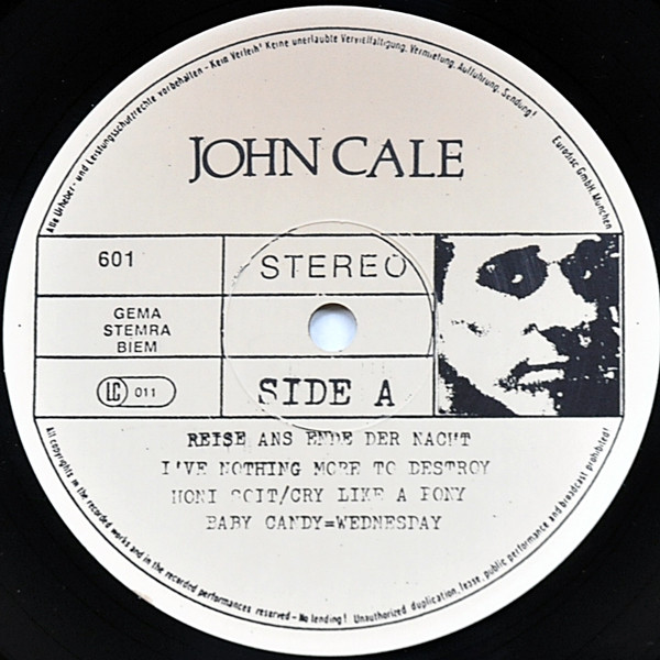 Album herunterladen John Cale - Reise Ans Ende Der Nacht