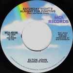 Cover of Saturday Night's Alright For Fighting, 1980, Vinyl