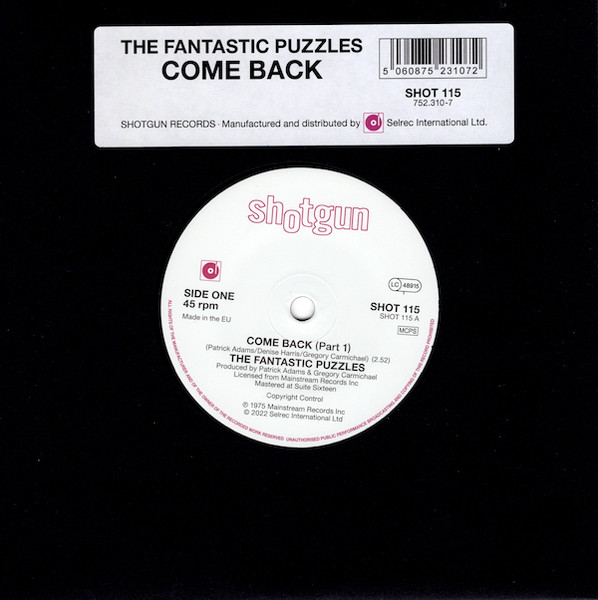 The Fantastic Puzzles – Come Back (Part 1) (2022, Vinyl) - Discogs