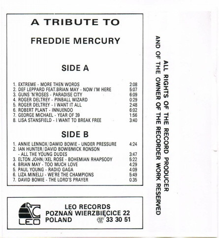 descargar álbum Download Various - A Tribute To Freddie Mercury album