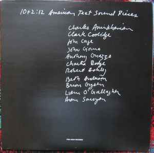 Various - 10+2: 12 American Text Sound Pieces album cover