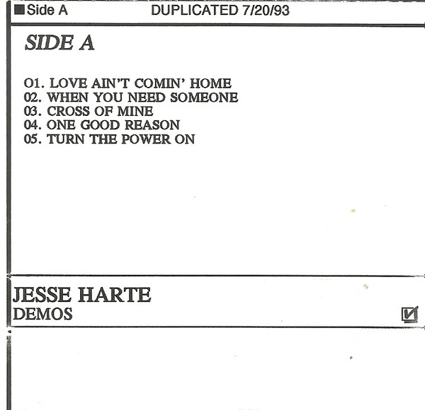 ladda ner album Jesse Harte - Demos