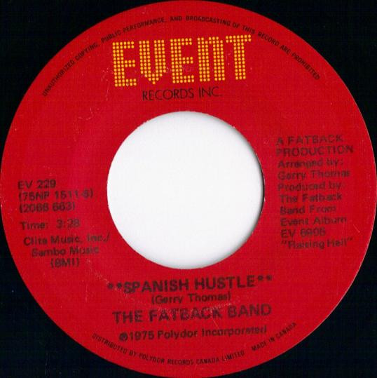 The Fatback Band – Spanish Hustle (1975, Vinyl) - Discogs