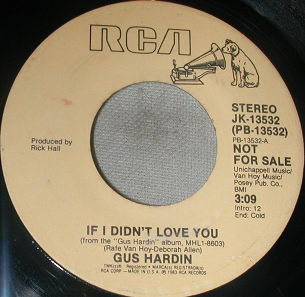 ladda ner album Gus Hardin - If I Didnt Love You