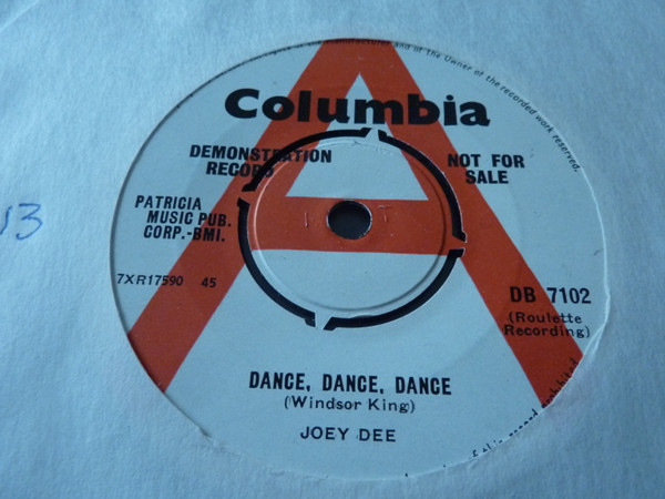 Joey Dee – Dance, Dance, Dance (1963, Vinyl) - Discogs