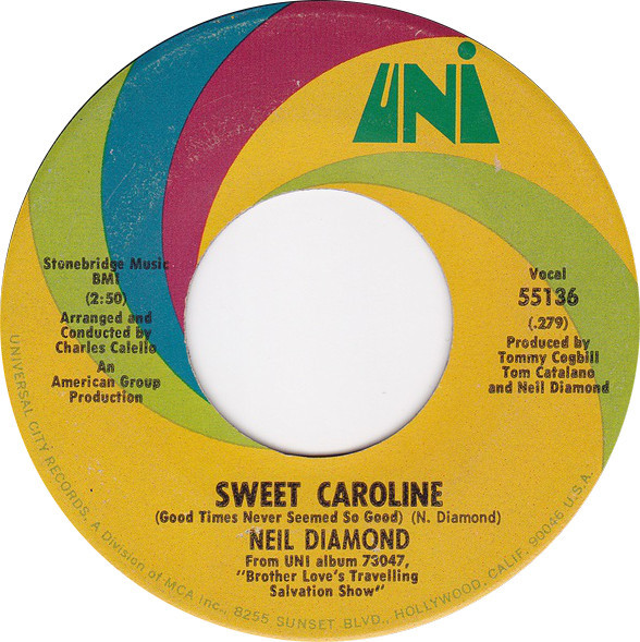 Neil Diamond - Sweet Caroline (Audio) 