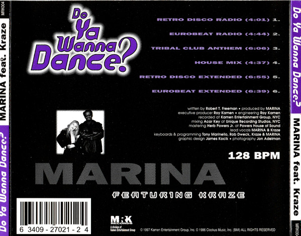 ladda ner album Marina Feat Kraze - Do Ya Wanna Dance