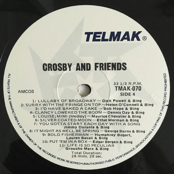 last ned album Bing Crosby - Crosby And Friends