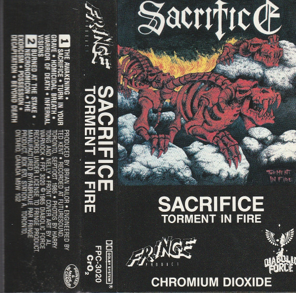 Sacrifice – Torment In Fire (1986, Vinyl) - Discogs