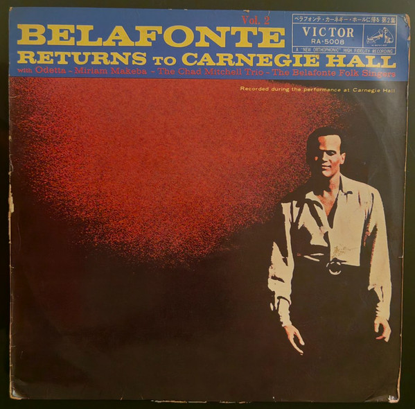 Harry Belafonte Belafonte returns to carnegie hall (Vinyl Records