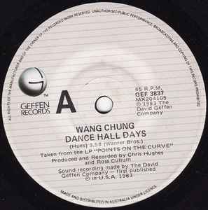Wang Chung - Dance Hall Days album cover