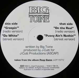 Big Toine – Peep Game (1994, Vinyl) - Discogs