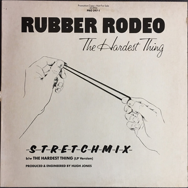  Rubber Rodeo: The Hardest Thing 12 VG++/NM Canada Vertigo SOVX  2342: CDs & Vinyl