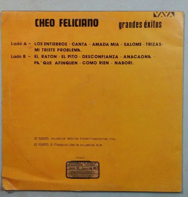 lataa albumi Cheo Feliciano - Grandes Exitos