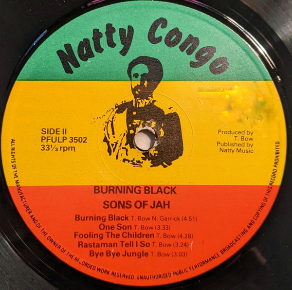 last ned album Sons Of Jah - Burning Black