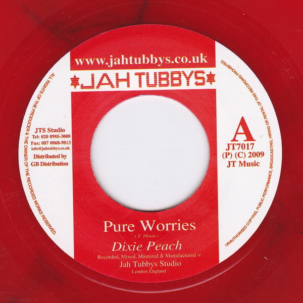 Dixie Peach – Pure Worries (1985, Vinyl) - Discogs