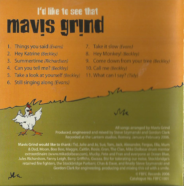 Album herunterladen Mavis Grind - Id Like To See That