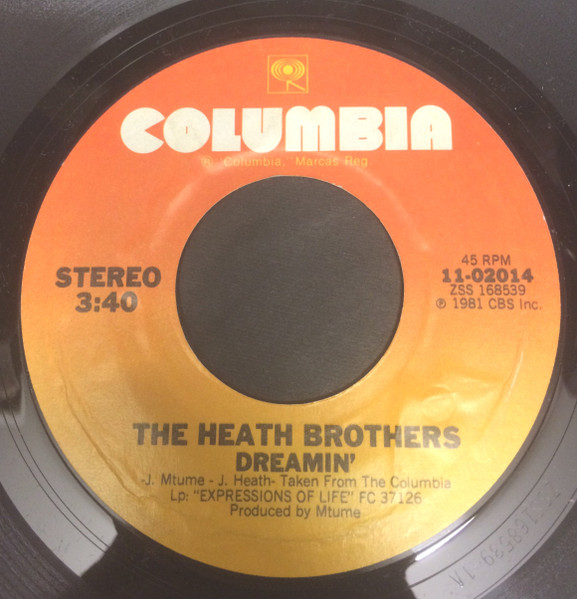 The Heath Brothers – Dreamin' (1981, Vinyl) - Discogs