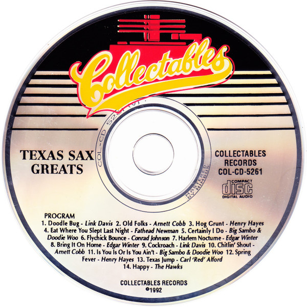 baixar álbum Various - Texas Sax Greats