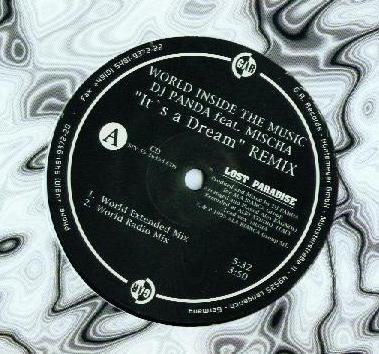 World Inside The Music Feat. D.J. Panda – It's A Dream (1995, CD 