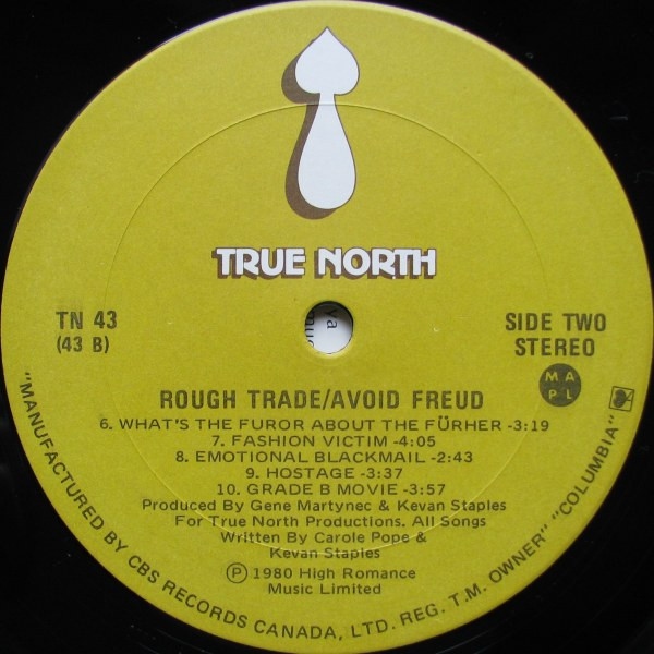 Rough Trade - Avoid Freud | True North (TN 43) - 4