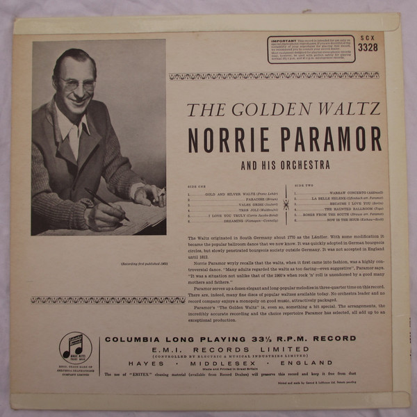 télécharger l'album Norrie Paramor And His Orchestra - The Golden Waltz