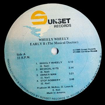 Early B (The Musical Doctor) – Wheely Wheely (1985, Vinyl) - Discogs