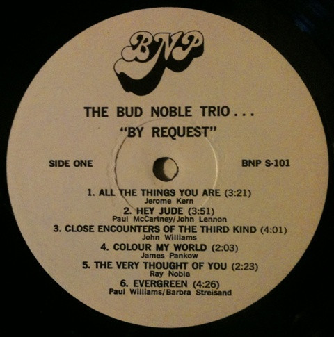 ladda ner album The Bud Noble Trio - By Request