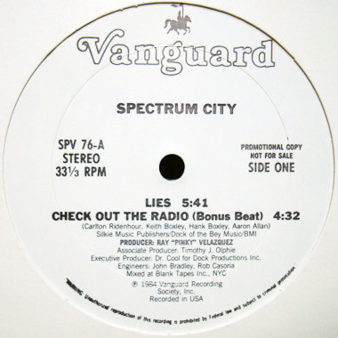 Spectrum City – Lies (1984, Vinyl) - Discogs