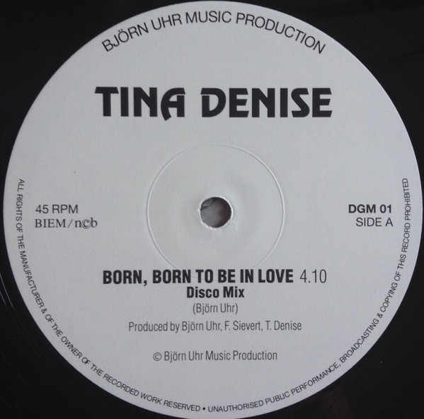 lataa albumi Tina Denise - Born Born To Be In Love