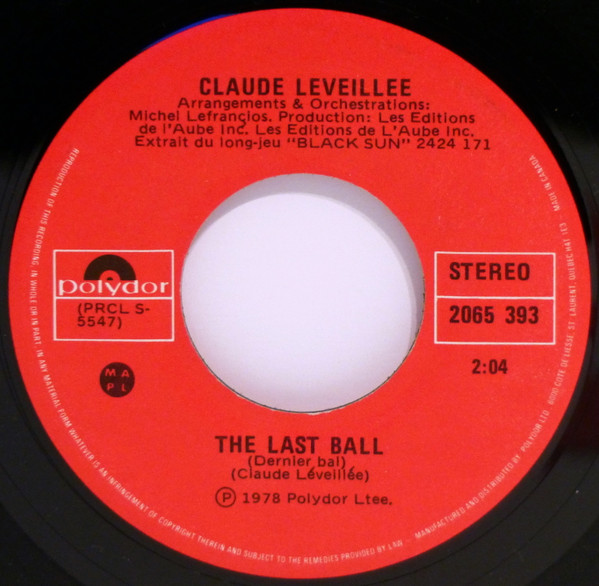 last ned album Claude Léveillée - The Last Ball