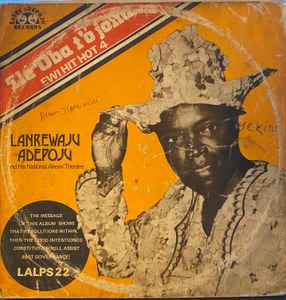 Lanrewaju Adepoju And His Akewi Theatre - Ilé Oba T'ó Jona album cover