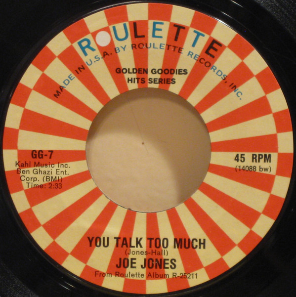 Album herunterladen Joe Jones - You Talk Too Much California Sun