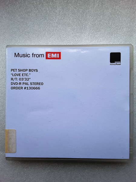 Pet Shop Boys - Love Etc. | Releases | Discogs