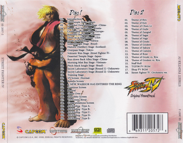 télécharger l'album Hideyuki Fukasawa - Street Fighter IV Original Soundtrack