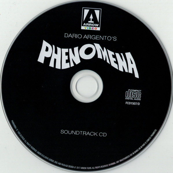 ladda ner album Claudio Simonetti Fabio Pignatelli - Dario Argentos Phenomena Original Motion Picture Soundtrack