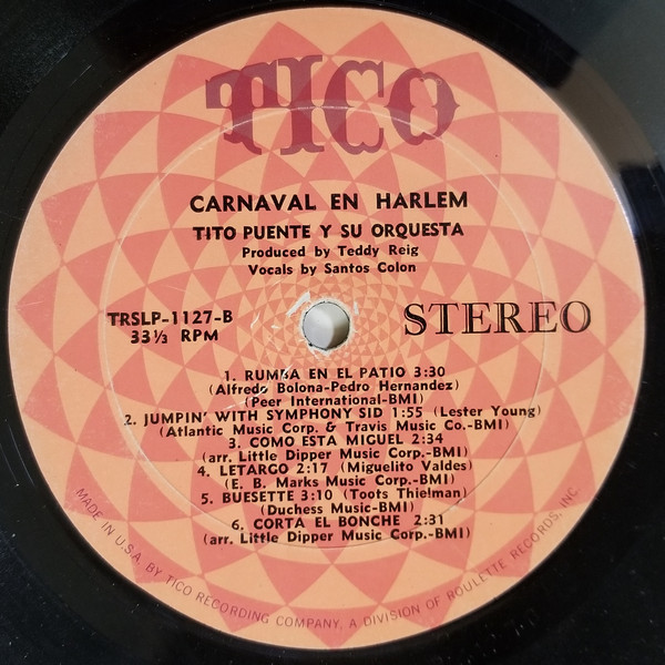 descargar álbum Tito Puente Y Su Orquesta - Carnaval En Harlem