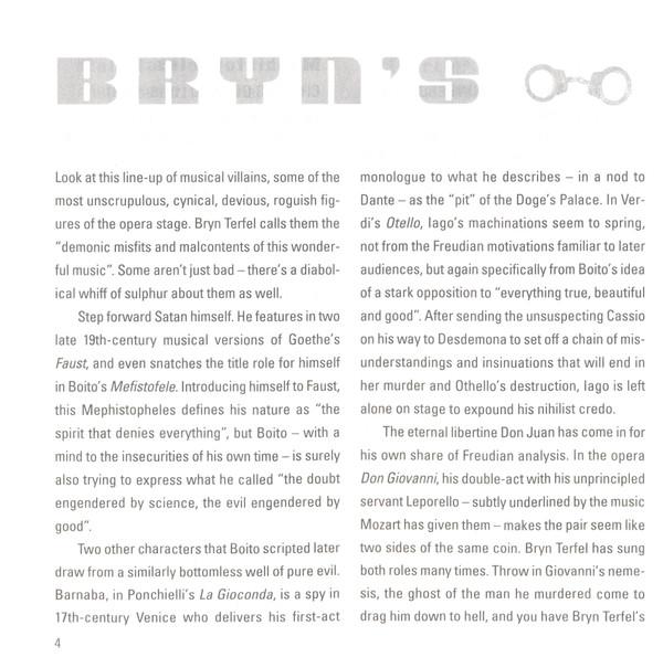 baixar álbum Bryn Terfel - Bad Boys