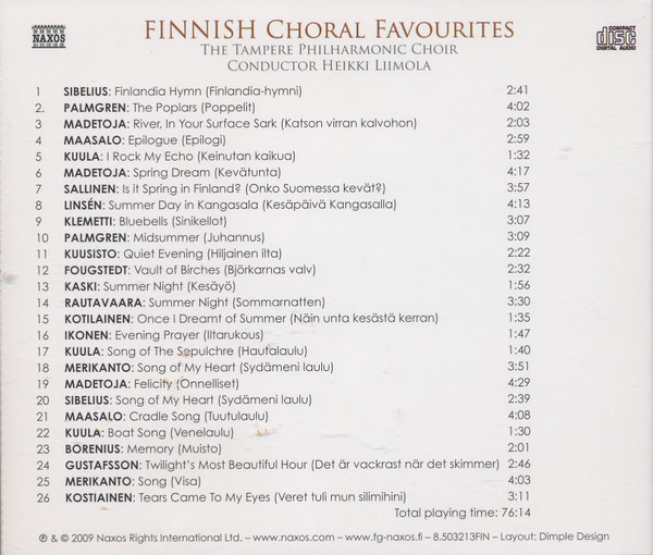 lataa albumi Various - Finnish Classical Favourites
