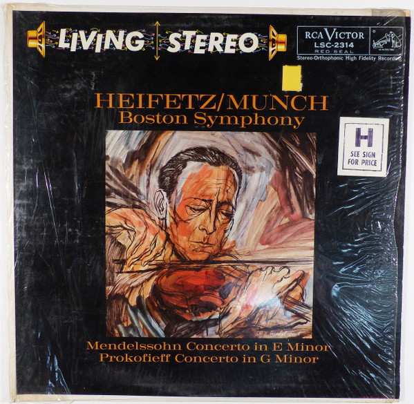 Heifetz, Munch, Boston Symphony, Mendelssohn / Prokofieff