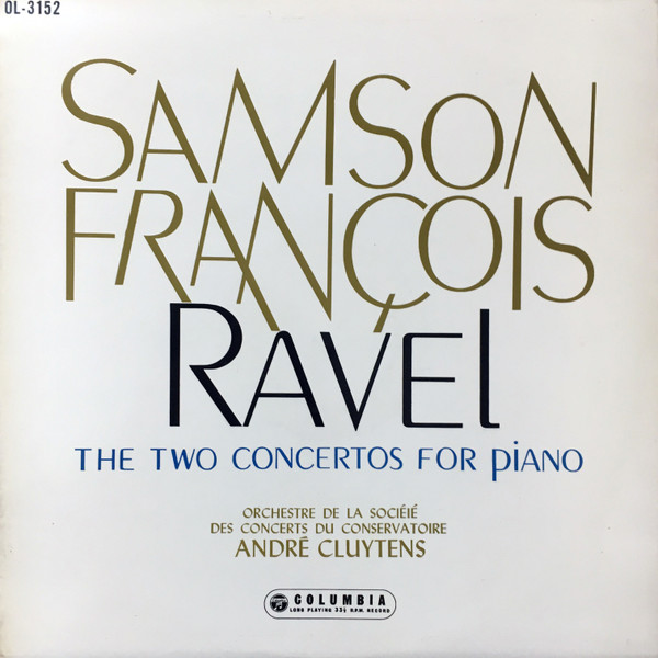 Ravel / Samson François, Orchestre De La Société Des Concerts Du