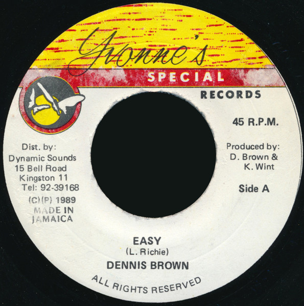 ラバーズの王道！】Dennis Brown - Easy 12インチ - 洋楽