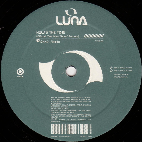 télécharger l'album Luna - Nows The Time The Official One Man Show Anthem