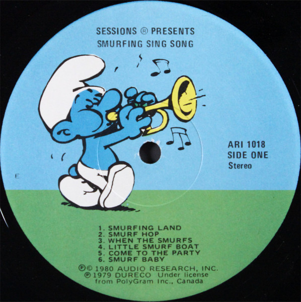 The Smurfs – Smurfing Sing Song (1980, Vinyl) - Discogs