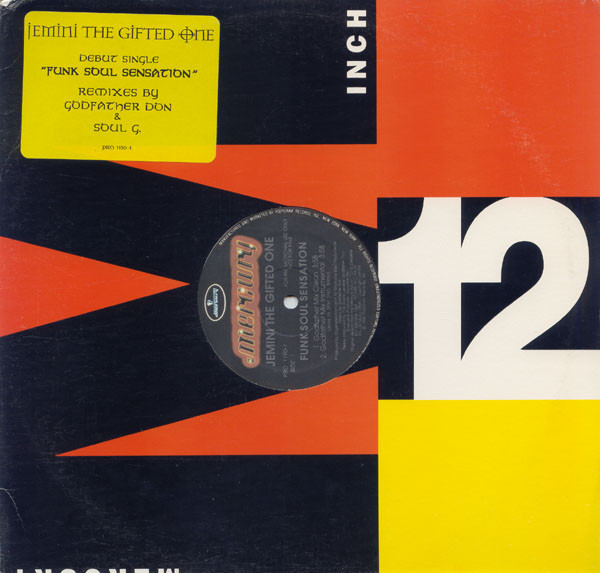 Jemini The Gifted One – Funk Soul Sensation (Remixes) (1995, Vinyl